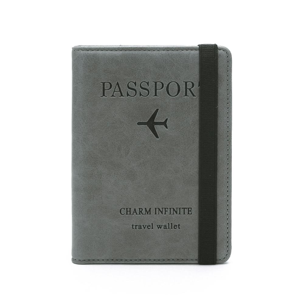 RFID anti-theft passport bag, simple and fashionable multi-functional ID bag, overseas travel passport holder