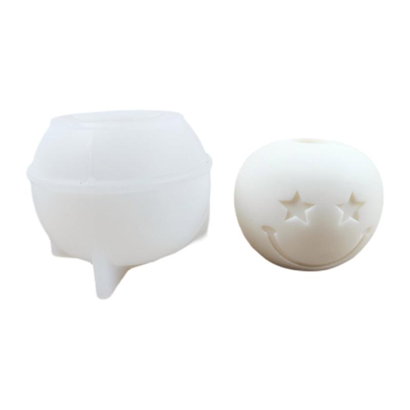 Wyraz twarzy Świecznik Forma silikonowa Formy na świeczniki DIY Ozdoba stołu Materiały do robienia gipsu do DIY Cement