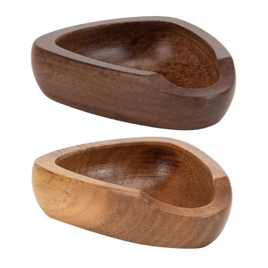 Vassoio Dosatore Caffè, Contenitore in Legno Antistatico per Chicchi con Cucchiaino, Raccoglitore Polvere per Espresso, Strumento da Cucina per Caffetteria Casalinga, Ristorante, Panetteria
