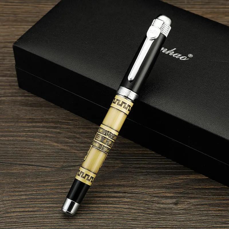 Jinhao 189 Pen, A Word of Nine Tripods Retro Chinese Style Relief Office Business Signature Gift Can Be Replaced By Ink Bag