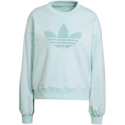 Sweatshirts Women's Mint Green Crew Neck Moderate (Unisex) Sweatshirts HU1607