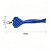 1Pcs Cute Car Keyring Handmade Macrame Heart Shaped Pendant Keychains For Women Wedding Gift