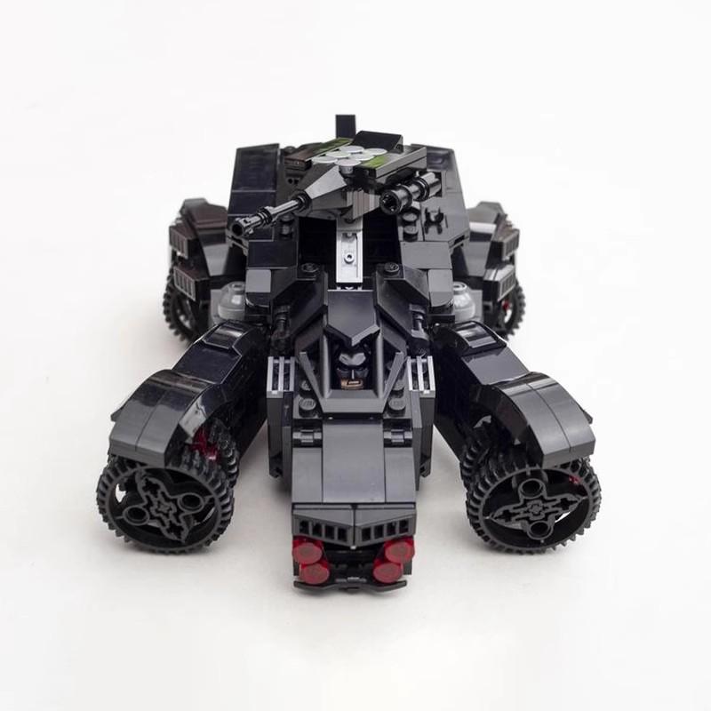 Compatible Building Block MOC-167088 Arkham Knight Bat Car Puzzle Assembly Building Set Decoration Toy Creative Male