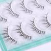 Transparent Terrier 5 Packs L-Shaped False Eyelashes Natural Comic Barbie Eyelashes Little Demon Eyelashes
