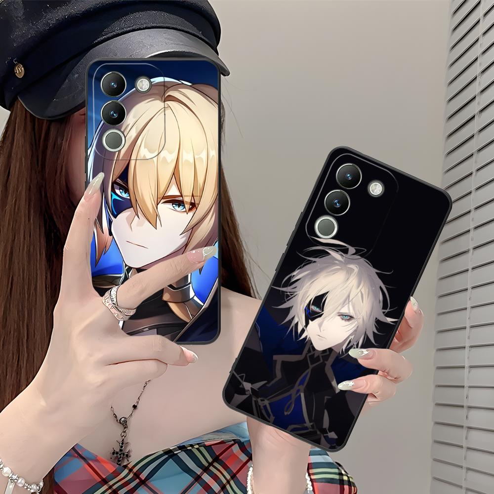 Game GI Dainsleif Phone Case for VIVO V60 V50 V40 V30 V29 V27 V25 V23 Pro Lite 5G Soft TPU Shockproof Cover