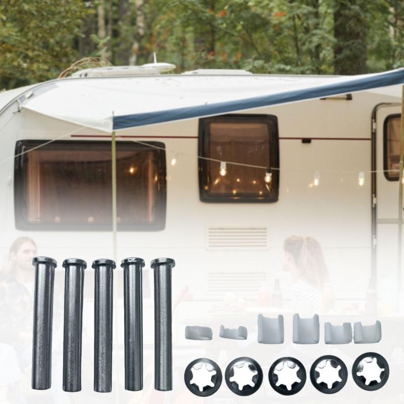 RVs Awning Pin Locking Kit Easy Installation Alloy Steel Universal For Electric Campers Secure Windproof Design