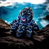 3D Printed Octopus Figurine Flexible Articulated Tentacles Cute Entrance Cabinet Ornament for Modern Home Aesthetic Decor