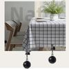 4/8 Peças Pesadas Pesos para Toalha de Mesa, Bola de Metal com Clipe para Toalha de Mesa para Mesas Externas, Cortinas, Bandeira de Jardim de Natal