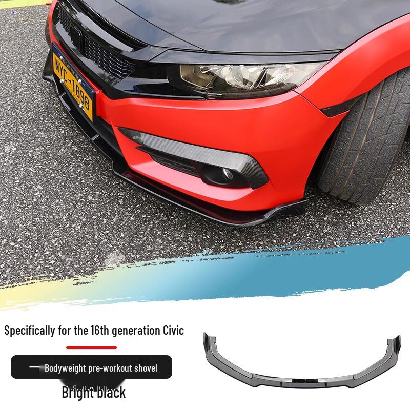 Compatible Rear Diffuser, Spoiler & Side Skirts for 10th Gen Civic – No-Cut Installation