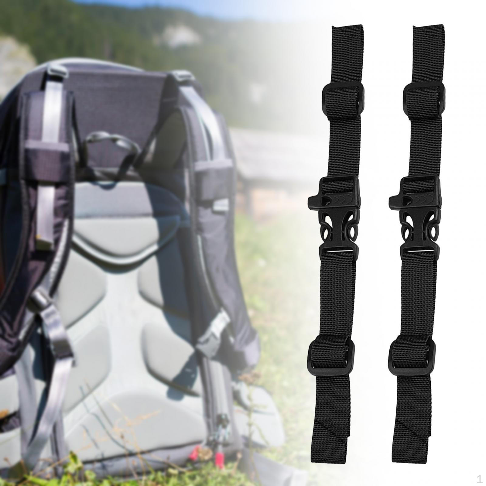 

Нагрудный ремень для рюкзака для активного образа жизни чёрный