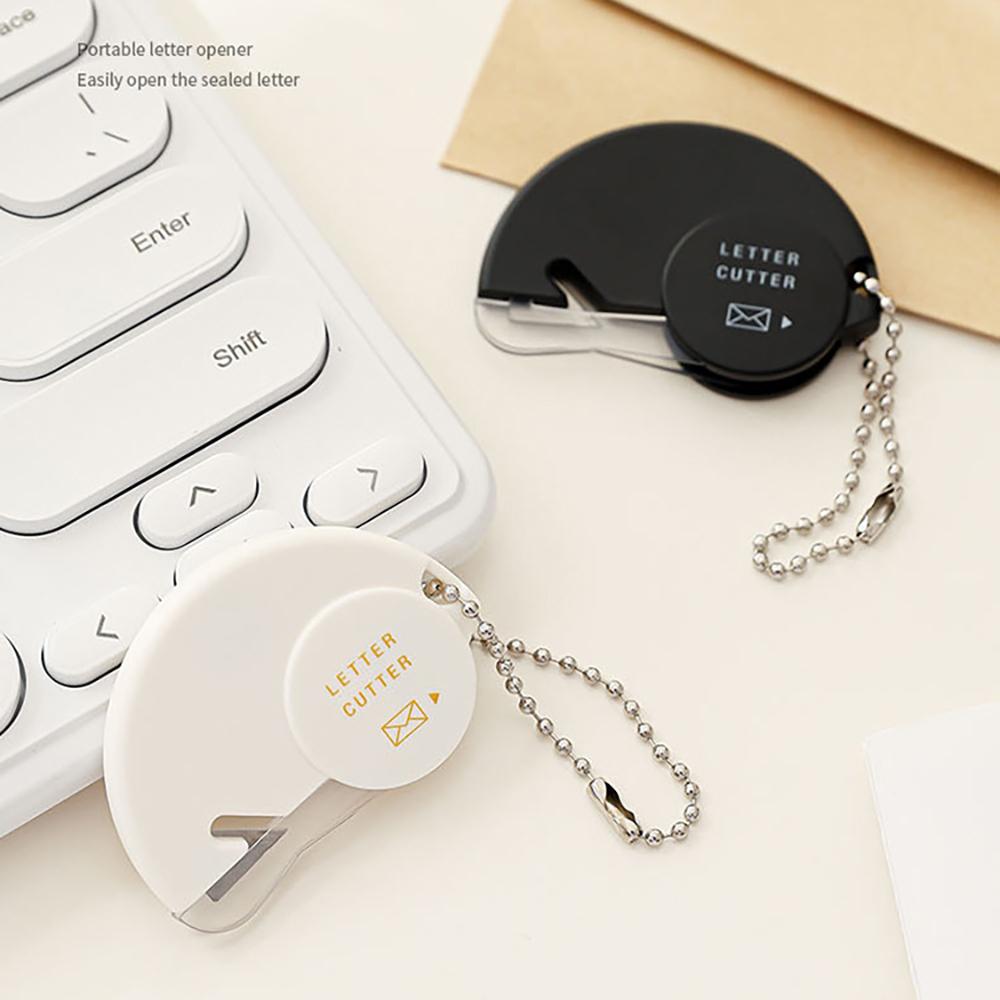 Japanese mini shaftless letter opener, safe and hand friendly, portable unboxing knife, grain opener, badge specific