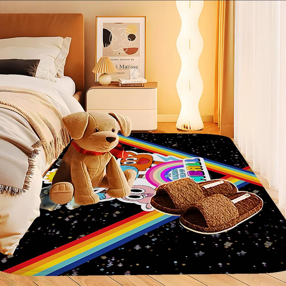 The Amazing World Of Gumball Floor Mat Retro Multiple Choice Living Room Kitchen Rug Non-Slip Modern Home Decor