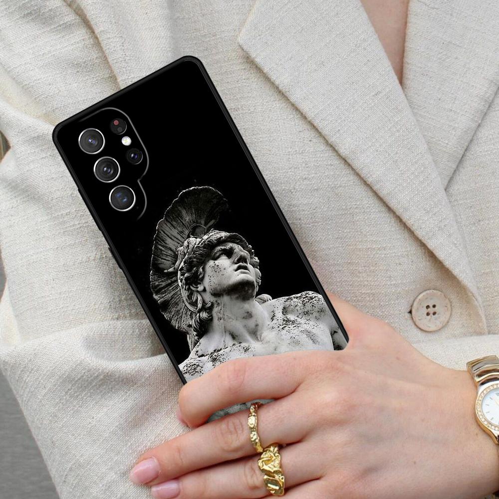 Greek Aesthetics Plaster statue Cell Phone Case for Samsung Galaxy S26 Ultra S25 S24 S23 S22 S21 S20 Note10 Cover