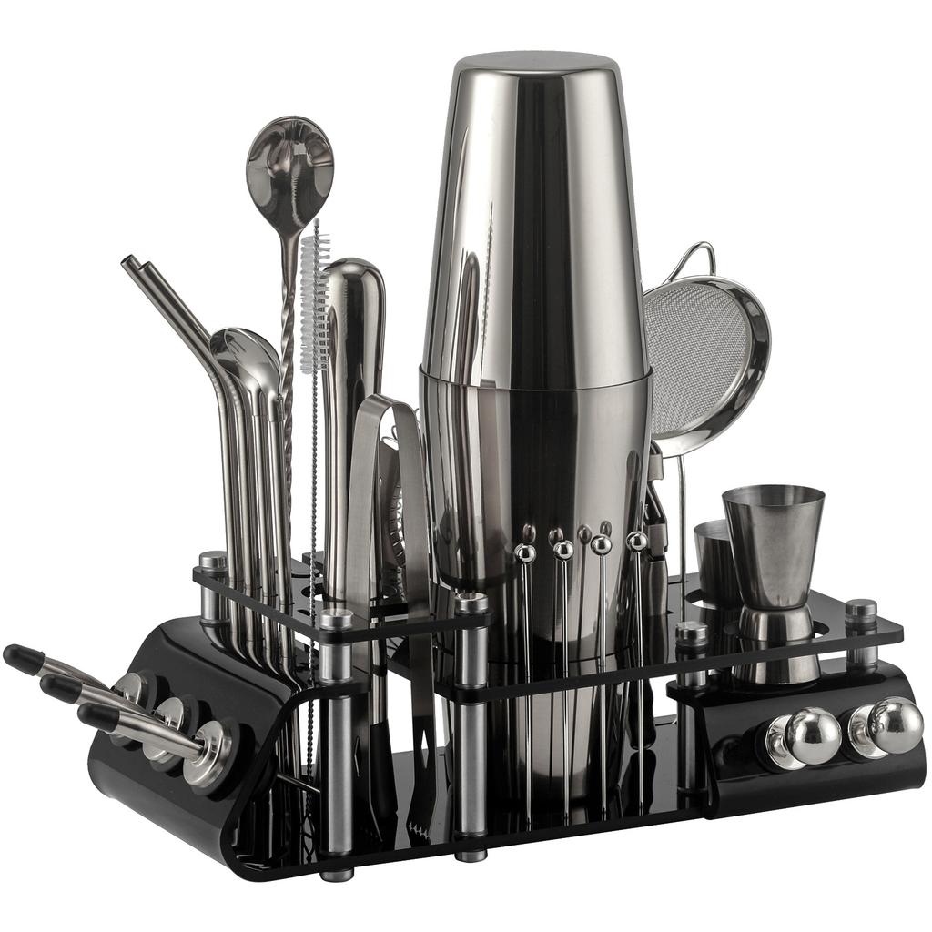 Cruiser Bartender 24-teiliges Set, Shakerglas, Mischglas, Cocktail-Barwerkzeuge, Weinset, Barkeeper-Set