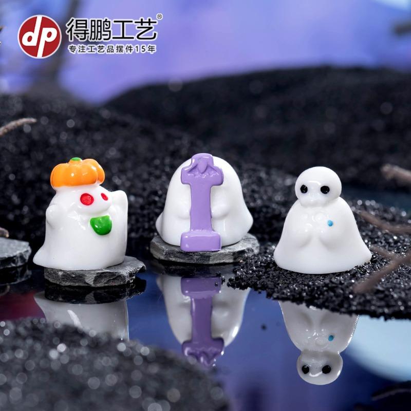 New Product Micro Landscape Halloween Pumpkin Ghost Imp DIY Decoration Accessories Mini Tabletop Ornaments