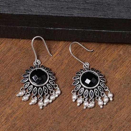 Essentials Round Cut Gem Earrings 4.2 cm