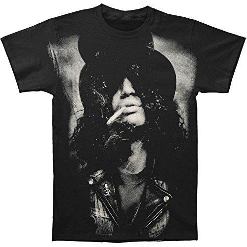 Slash Guitar/Top Hat Mens T-shirt -Brand New - Guns n Roses Band Tees L