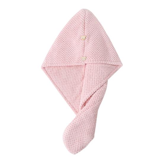 Dry Hair Cap High-Density Microfiber Fast Absorbing Soft Hair Towel Wrap Spiral Twist Non-Slip