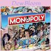 Emocionante Jogo de Tabuleiro Monopoly One Piece Inglês Conjunto de Cartas Para Idades de Sete a Trinta e Cinco