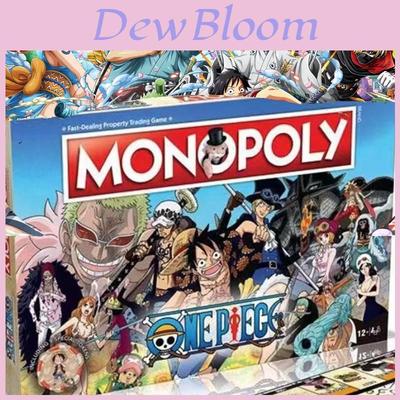 Excitant Ensemble de Cartes de Jeu de Société Monopoly One Piece Anglais Pour les 7 à 35 Ans
