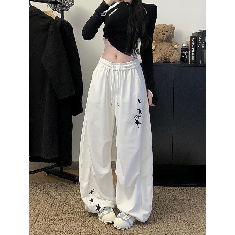 

Women s Slimming Jazz Dance Sweatpants with Star Design Large