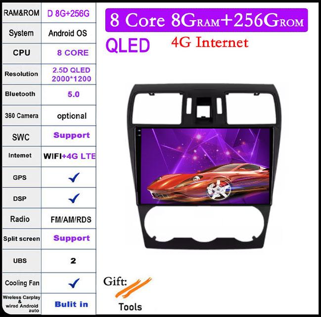 9 Inch For Subaru Forester 4 SJ XV WRX 2012-2015 DSP Android 14 Car Radio Multimedia Video Player Navigation Stereo GPS Monitor