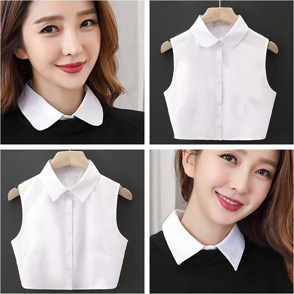 Detachable False Collar Blended Lapel Collar New Fashion Half Shirt