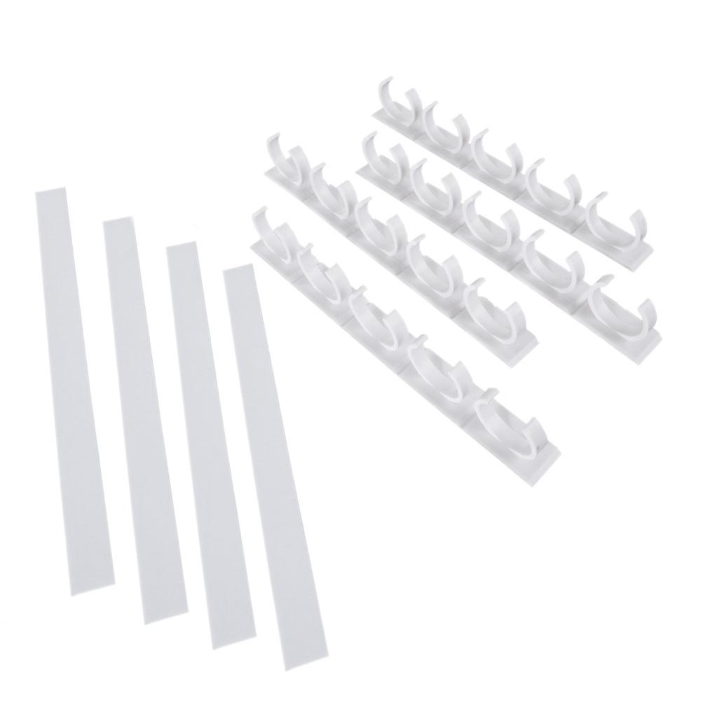 Spice Rack Organizer Cabinet Gripper Clip Strips Kitchen Countertop Pantry Storage Easy Installation Space Saver Holds 80 Spices