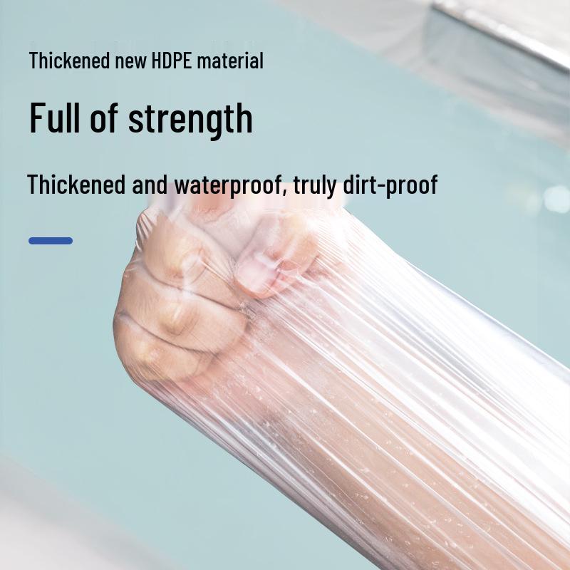 Thickened Disposable Plastic Bathtub Cover for Hotels - Large Size Soaking Bag for Household Bathing