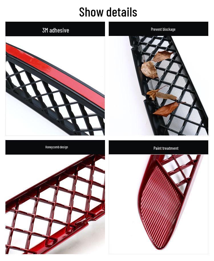 Tesla Model 3 Air Inlet Insect Net Cover - Car Exterior Accessory