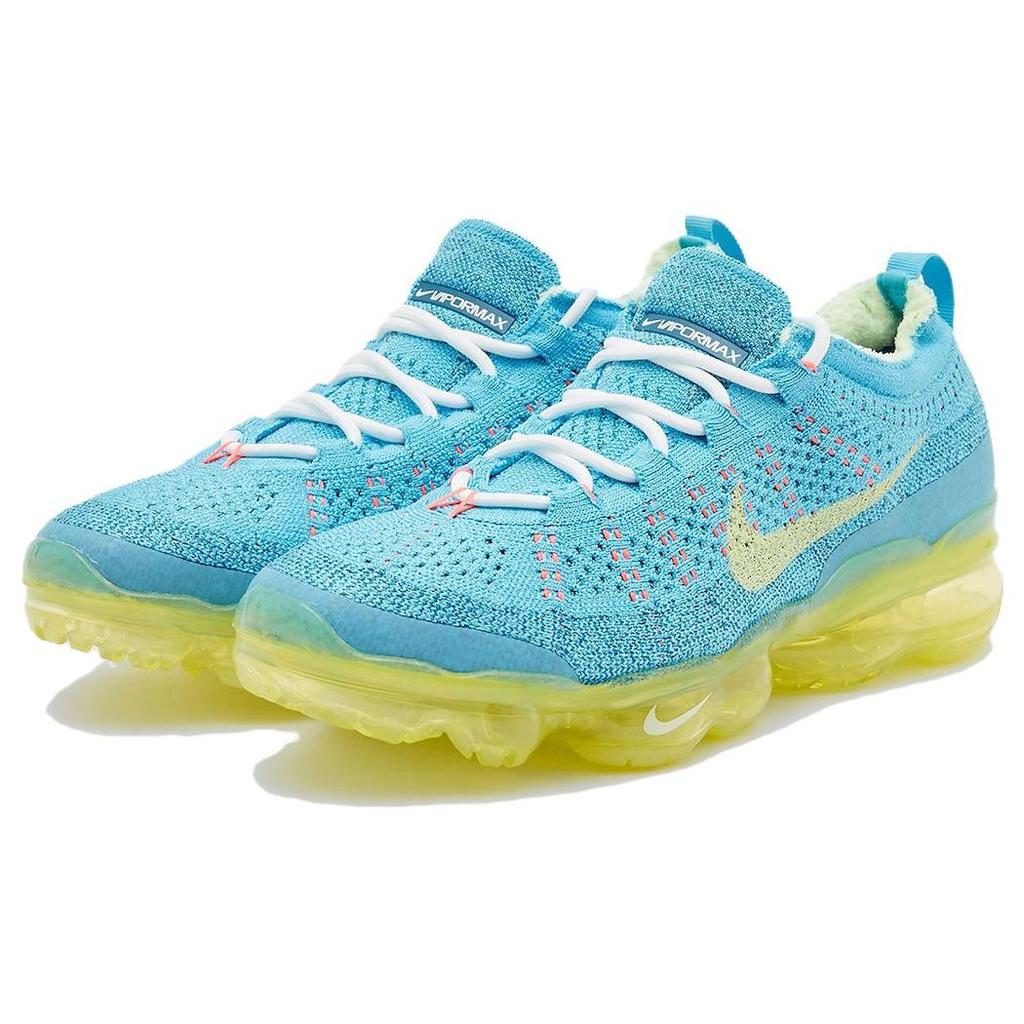 Nike Air VaporMax 2023 Flyknit Baltic Blue Men Sneakers Citron-Tint Green-Abyss DV1678-400