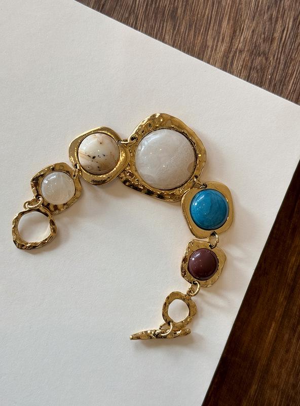 Bohemian Exaggerated Round Beaded Bracelet for Women - 2026 Retro High-End Style