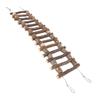 Pet Climbing Ladder Teeth Grinding Environmental Durable Flexible Wooden Ladder Bridge for Parrot Chinchilla