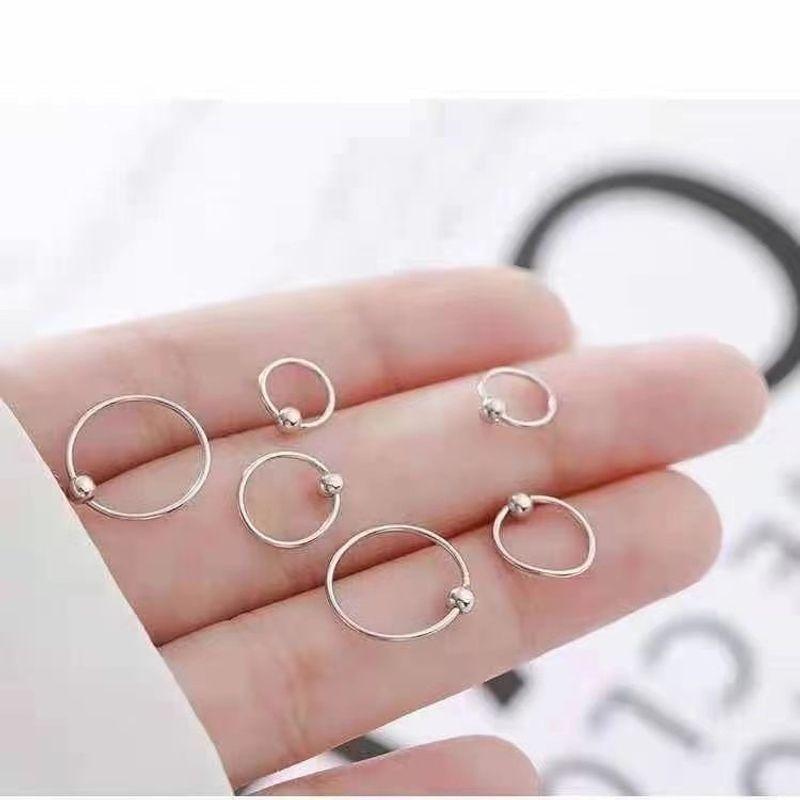 before Sleep ~ Simple Bracelet Earrings Ins Style Pierced-Ear-Caring Ear Studs Female Elegant Socialite Ear Clip Anti-Allergic Earrings Female