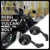 Retro Okrągłe Lustro Ze Stopu Aluminium Do YAMAHA Bolt Honda Rebel Kawasaki Vulcan Uniwersalny Cafe Racer Cruiser Akcesoria Motocyklowe