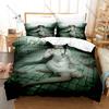 The Song Of Saya Bedding Set Duvet Cover + 2 Pillowcases Hanging Bohemian Horror Visual Novel Saya Anime Bedroom Decor