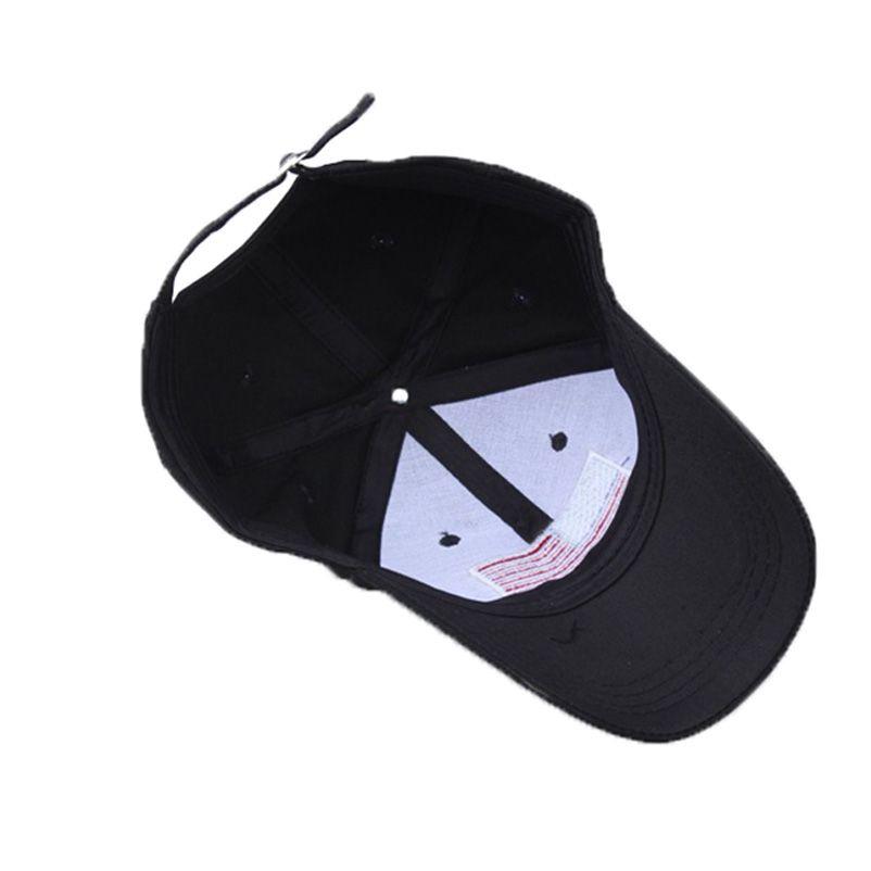 Premium Us Flag Embroidery Cap Officer Baseball Hat For Unisex Adults With Adjustability