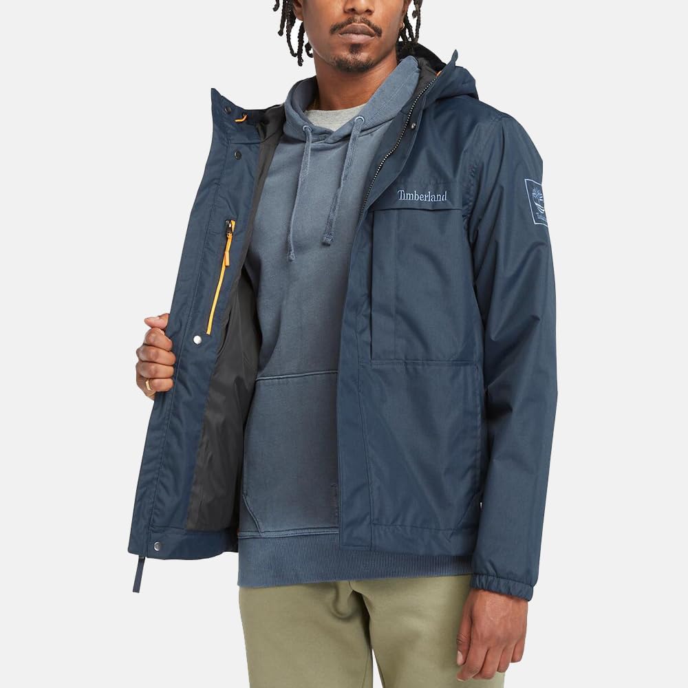 Timberland Men's Benton Water-Resistant Shell Jacket, Dark Sapphire, Size M (TB0A695W4331)