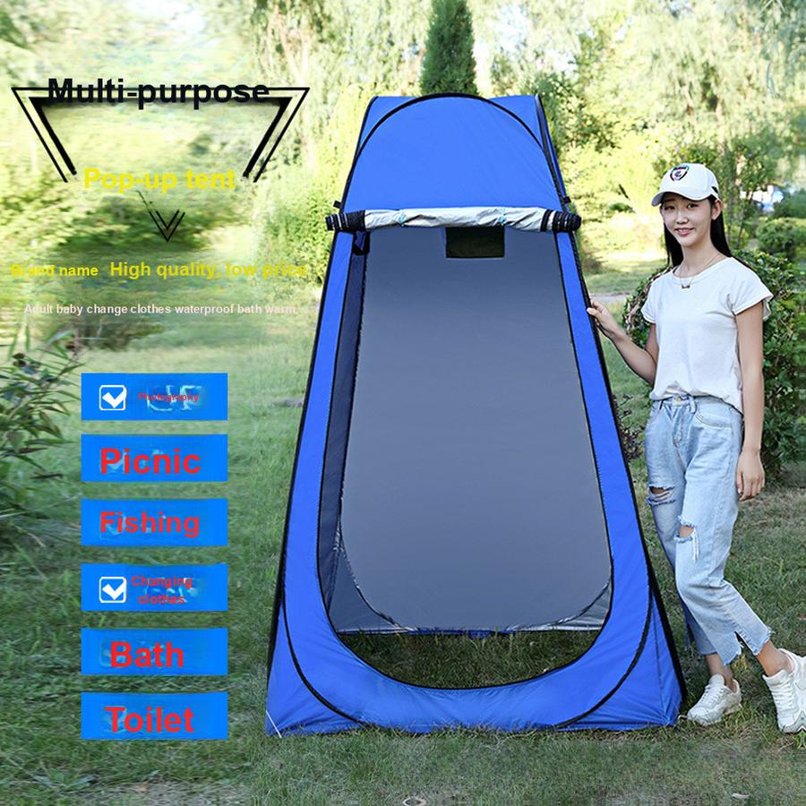 Outdoor Shower Changing Tent Portable Camping Shower Tent with Toilet Room