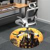 1PCHaunted Castle Office Round Area Rug,  Mat Suitable For Office, Under Office Chairs Bedroom Living Room Home Decor, Room Deco