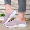 Women'S Shoes Casual Sneakers Striped Knit Breathable Slip-On Walking Shoes For Women Free Shipping