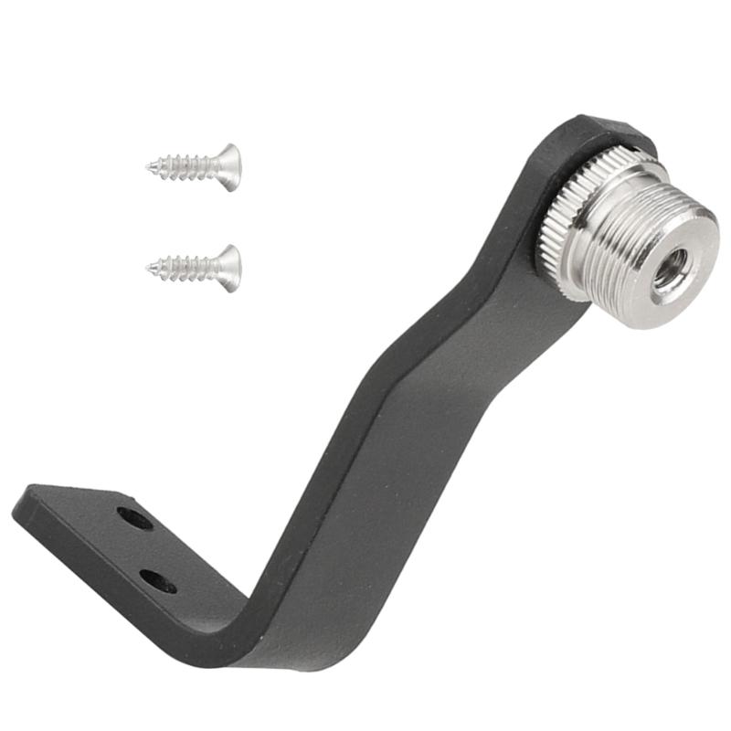 

Standard Microphone Screw Adapter With 5/8inch-27 Male To 1/4inch-20 Female Right Angle Wall Ceiling Mount 1