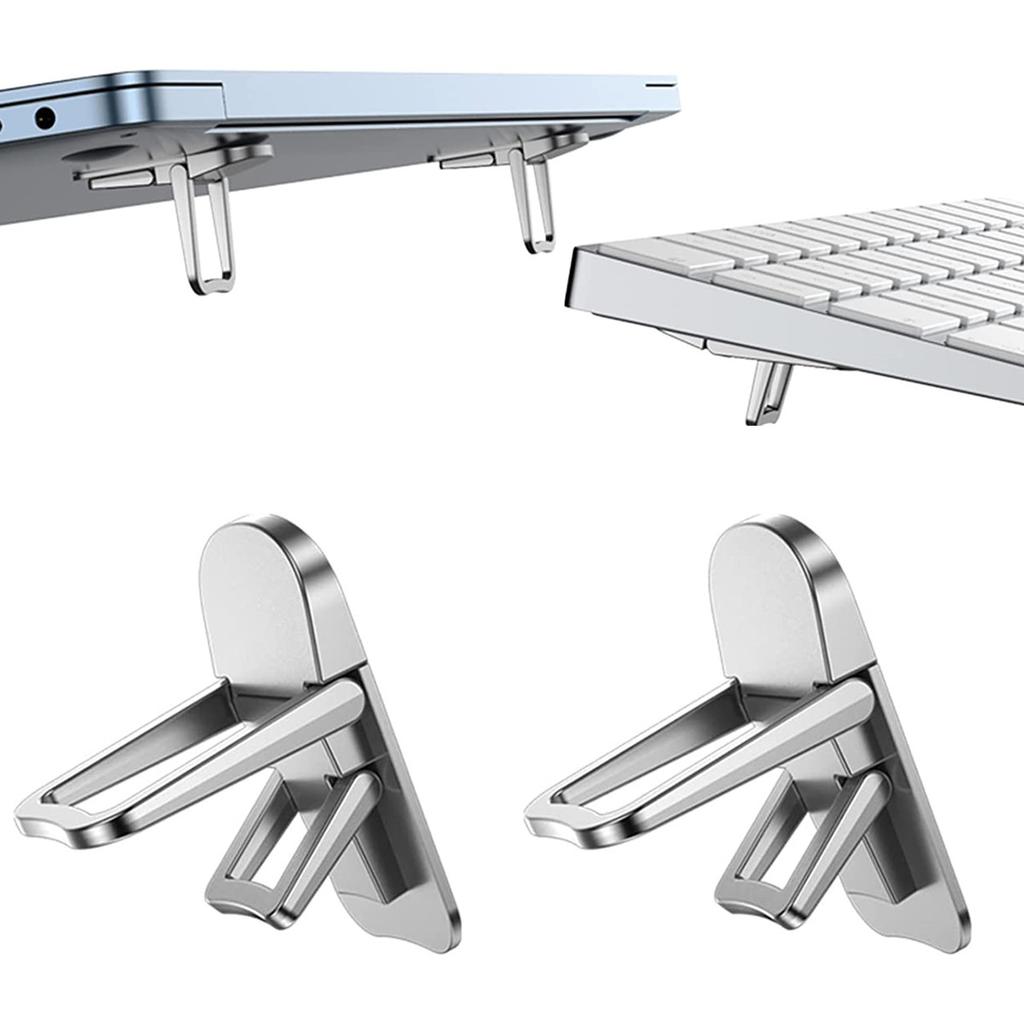 Adjustable Folding Laptop Stand Mini Legs Ultra-thin Portable Support for Notebook Cooling Holder Feet Invisible Bracket