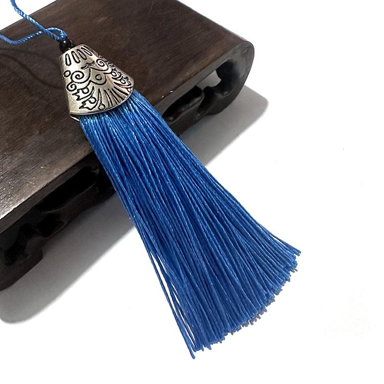 

Закладка для книг с металлической кисточкой 8 см и подвеска в стиле ханьфу - декоративный аксессуар в виде рыбьего рта