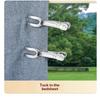 5Pcs Non-Slip Windproof Stainless Steel Laundry Clips Durable for Socks Towels Home Bathroom Balcony Use