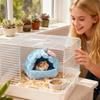 Hamster Houses Breathable Chew-proof Enrichment Nest Hamster Cage For Bunny Pet Ferret Animal Chinchilla Squirrel Birds Winter