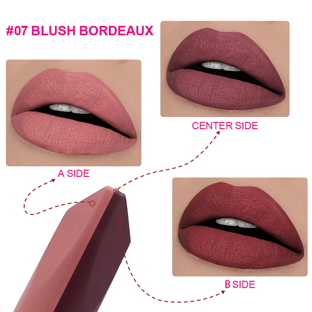 Personalized Waterproof Matte Lipstick Duo - Long-Lasting, Color-Locking, No Logo