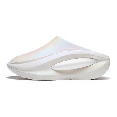 Li Ning Cloud Wanderer MULE Closed Toe Slippers Unisex Ecru AZSU001-15