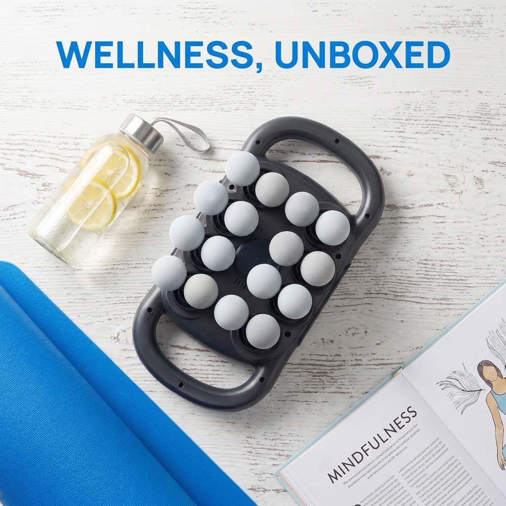 16-Head Deep Tissue Massage Device Electric Neck Shoulder Masajeador Home Use