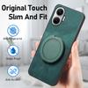 For Xiaomi Redmi Turbo 4 Pro 5G Phone Case with Rotating Kickstand Stress Relief Retro Leather Back Cover